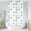 Vidaxl doucherolgordijn 130x240 cm stofbreedte 126 cm