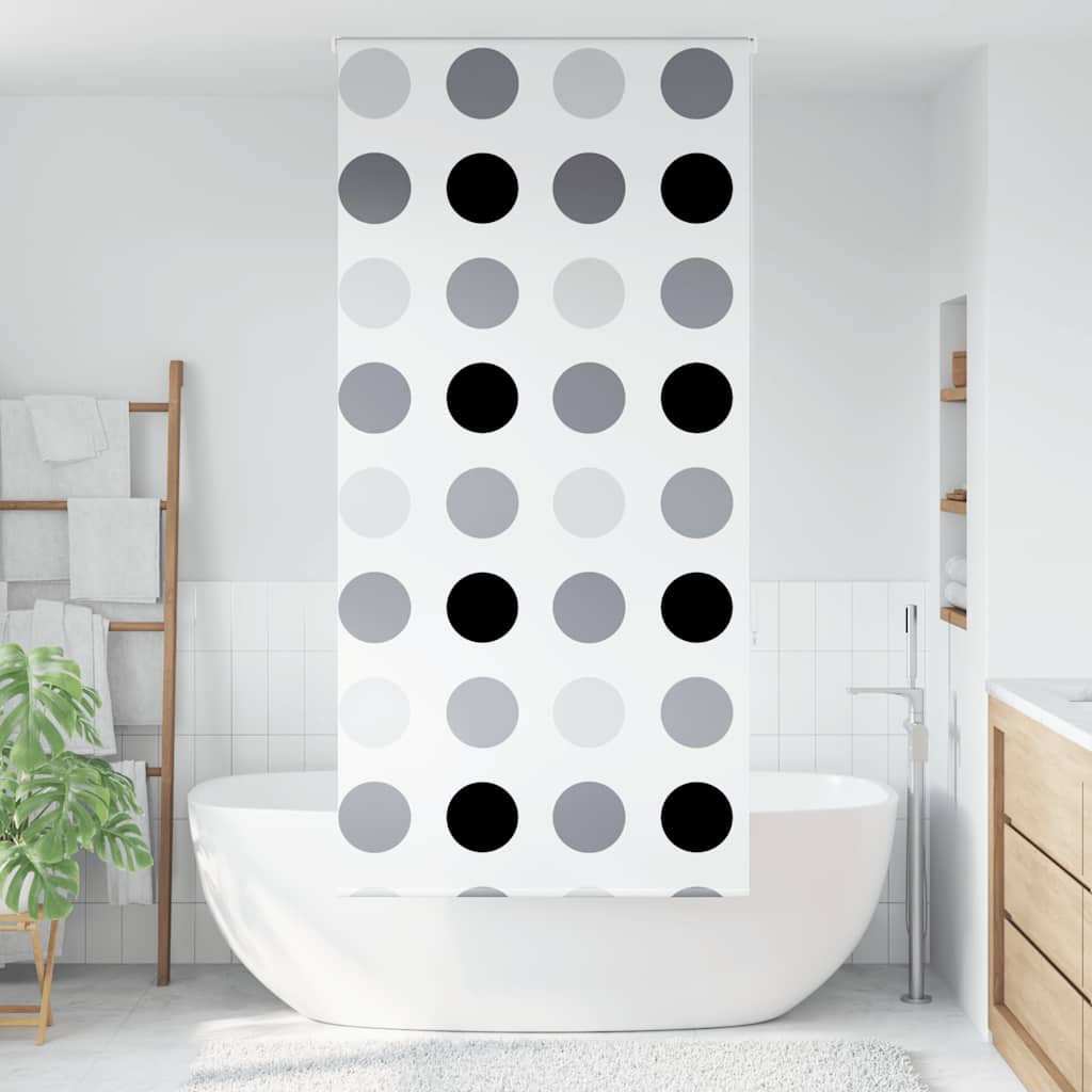 Persiana enrollable para ducha Vidaxx 90x240 cm, ancho de tela 86 cm
