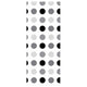 Tenda a rullo per doccia Vidaxx 110x240 cm, larghezza tessuto 106 cm