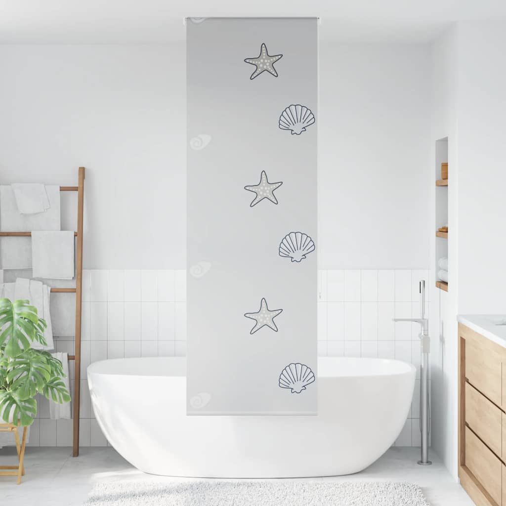 Vidaxl doucherolgordijn 70x240 cm stofbreedte 66 cm