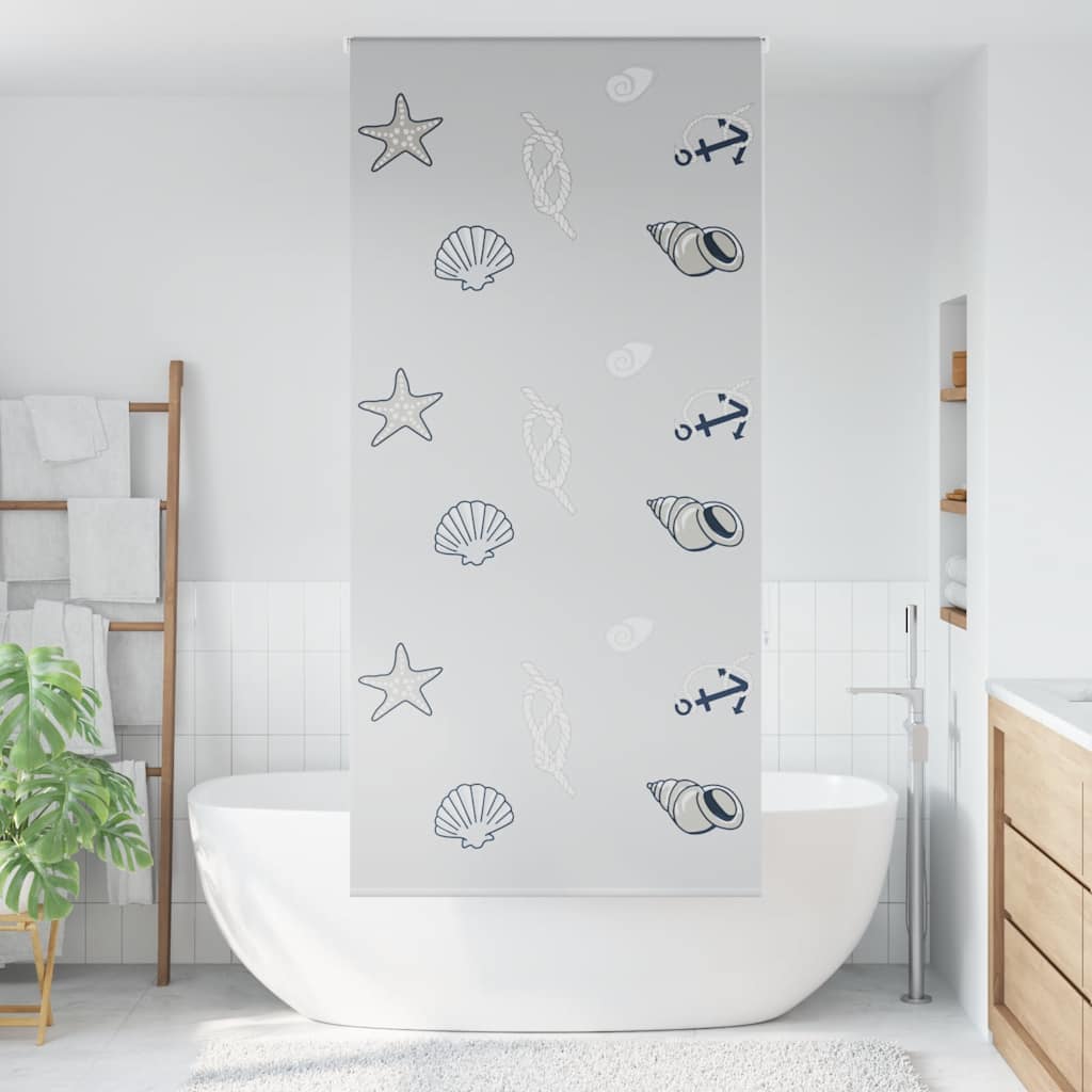 Vidaxl doucherolgordijn 110x240 cm stofbreedte 106 cm