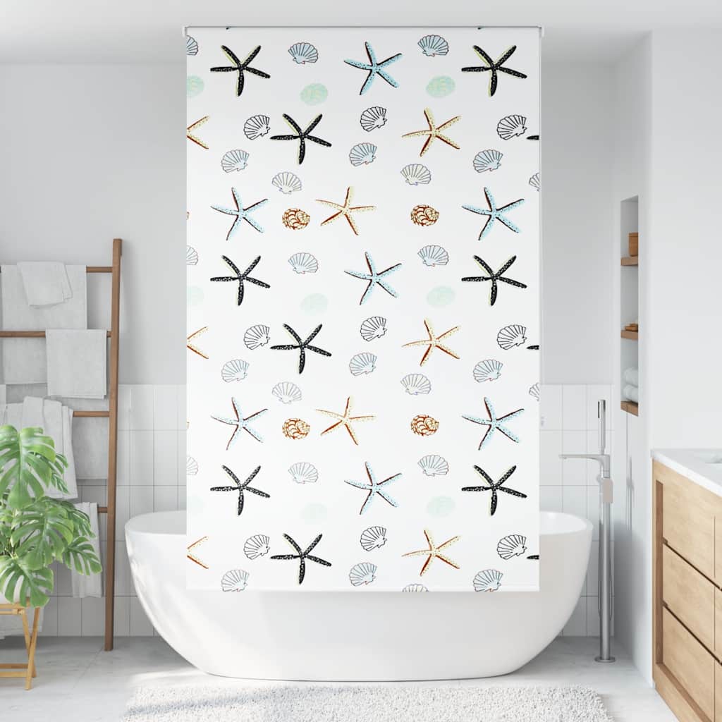 Tenda a rullo per doccia Vidaxx 130x240 cm, larghezza tessuto 126 cm