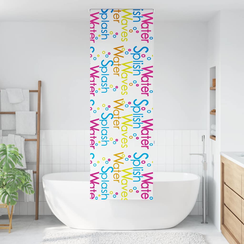 Estor enrollable para ducha Vidaxx 80x240 cm, ancho de tela 76 cm