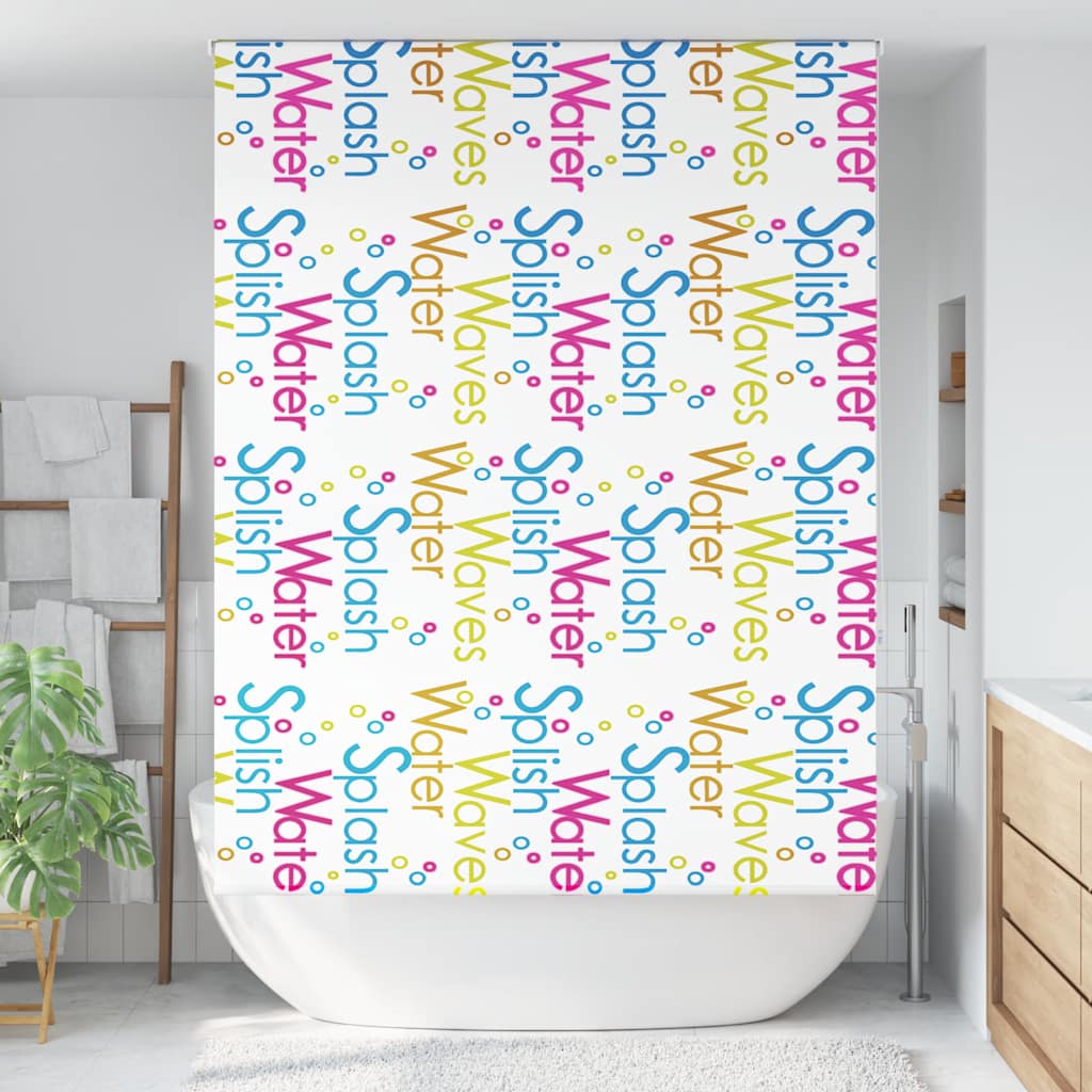 Tenda a rullo per doccia Vidaxx 160x240 cm, larghezza tessuto 156 cm