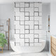Cortina de rodillo de ducha Vidaxl 140x240 cm ancho de polvo de 136 cm