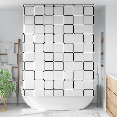 Cortina de rodillo de ducha Vidaxl 160x240 cm ancho de tela 156 cm