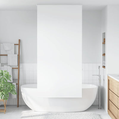 Cortina de rodillo de ducha Vidaxl 100x240 cm de ancho de polvo 96 cm