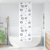 Vidaxl doucherolgordijn met cassette 60x240 cm stofbreedte 56 cm