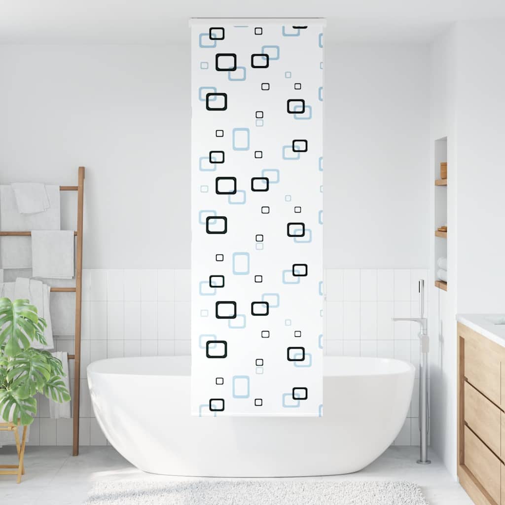 Estor enrollable para ducha Vidaxx con casete 60x240 cm, ancho de tela 56 cm
