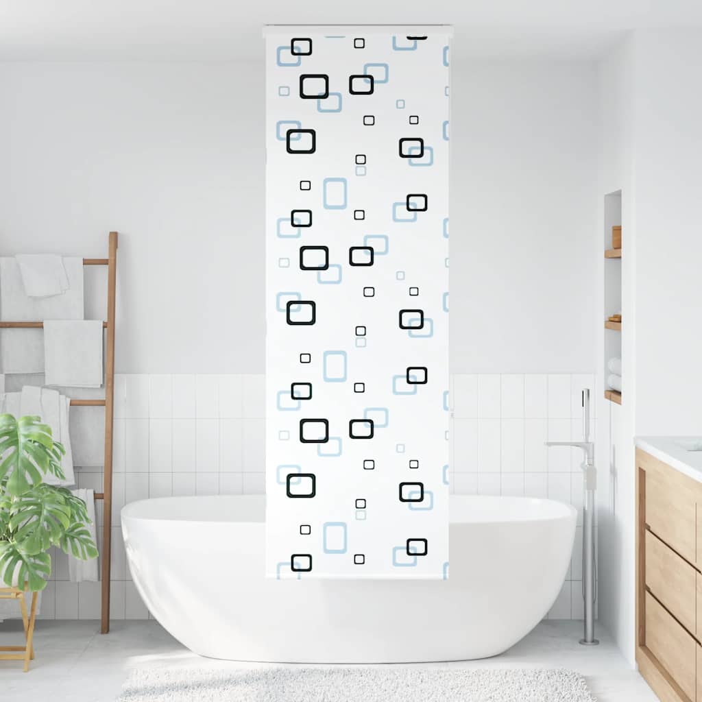 Tenda a rullo per doccia Vidaxx con cassonetto 80x240 cm, larghezza tessuto 76 cm
