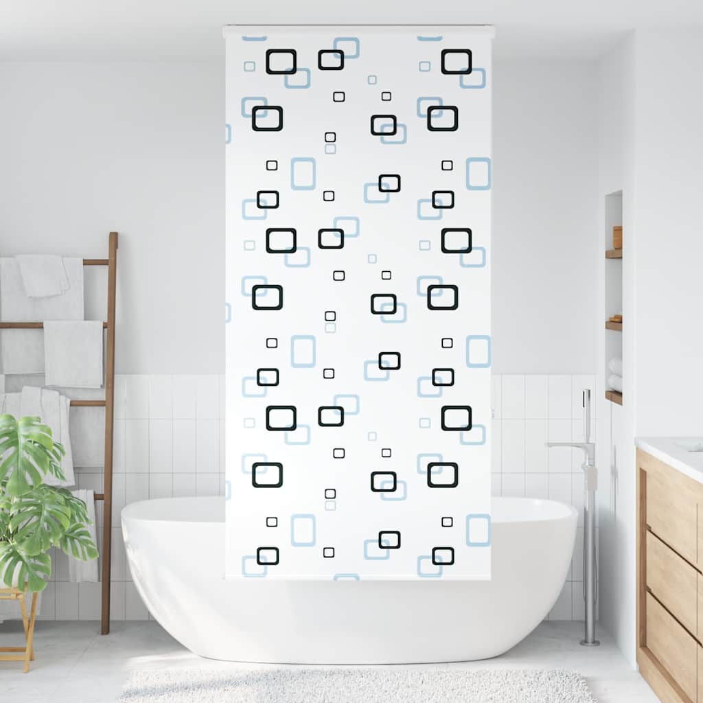 Estor enrollable para ducha Vidaxx con casete 100x240 cm, ancho de tela 96 cm