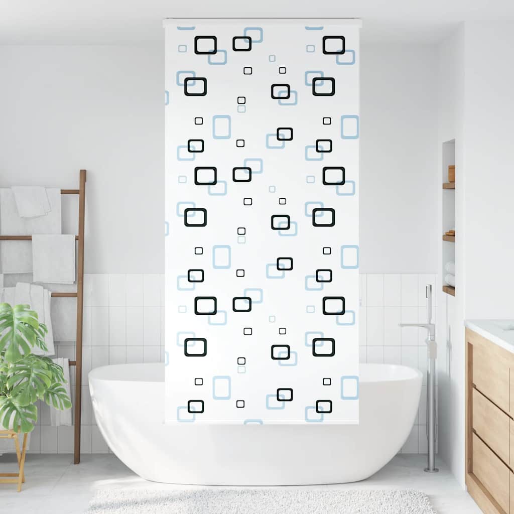 Estor enrollable para ducha Vidaxx con casete 110x240 cm, ancho de tela 106 cm