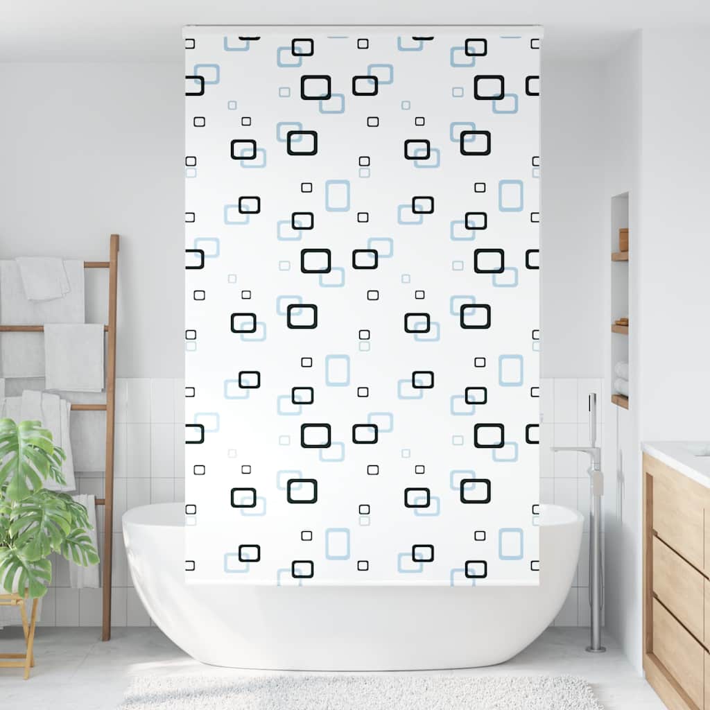 Tenda a rullo per doccia Vidaxx con cassonetto 140x240 cm, larghezza tessuto 136 cm