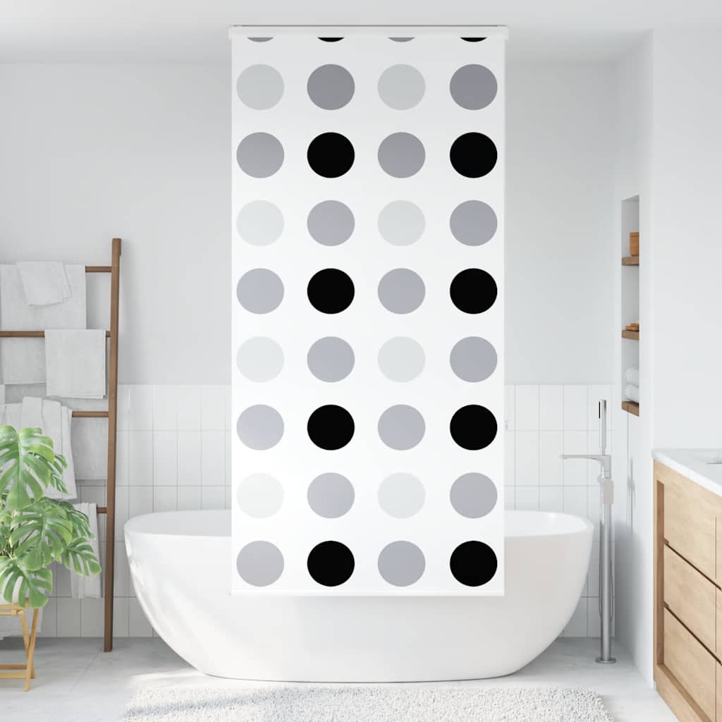Estor enrollable para ducha Vidaxx con casete 110x240 cm, ancho de tela 106 cm