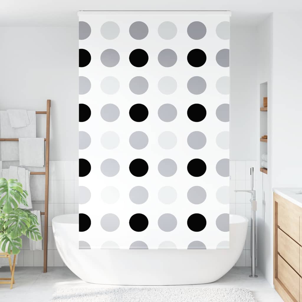 Tenda a rullo per doccia Vidaxx con cassonetto 140x240 cm, larghezza tessuto 136 cm
