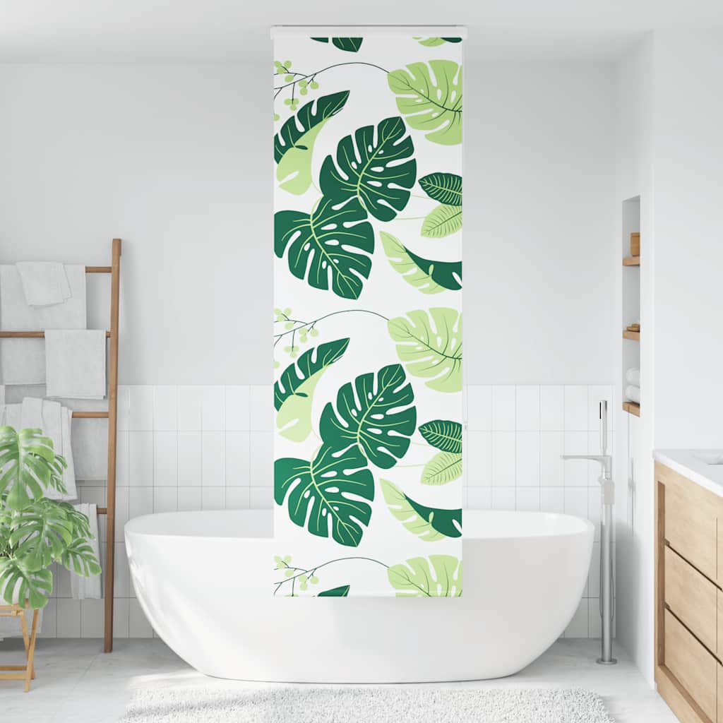 Tenda a rullo per doccia Vidaxx con cassonetto 80x240 cm, larghezza tessuto 76 cm