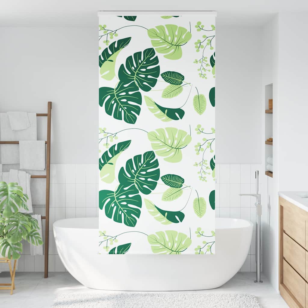 Tenda a rullo per doccia Vidaxx con cassonetto 100x240 cm, larghezza tessuto 96 cm