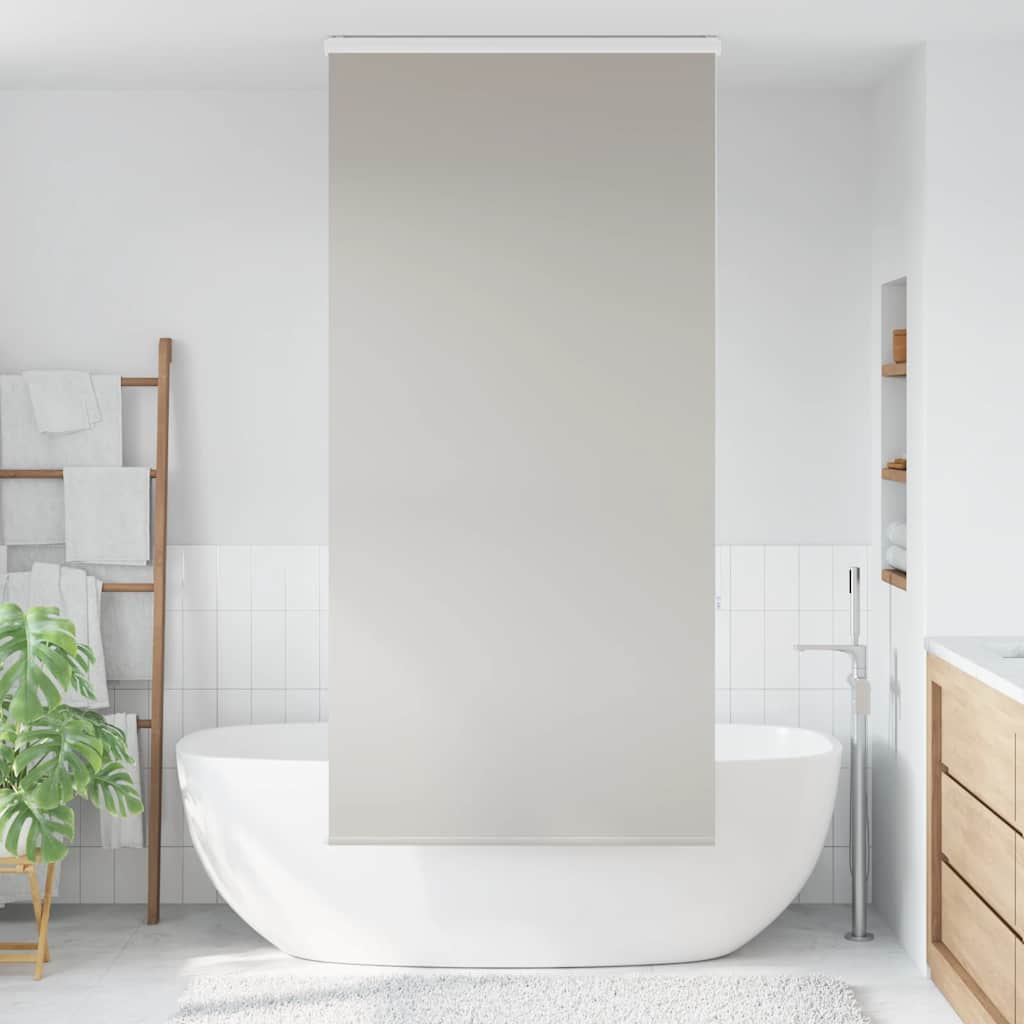 Estor enrollable para ducha Vidaxx con casete 90x240 cm, ancho de tela 86 cm