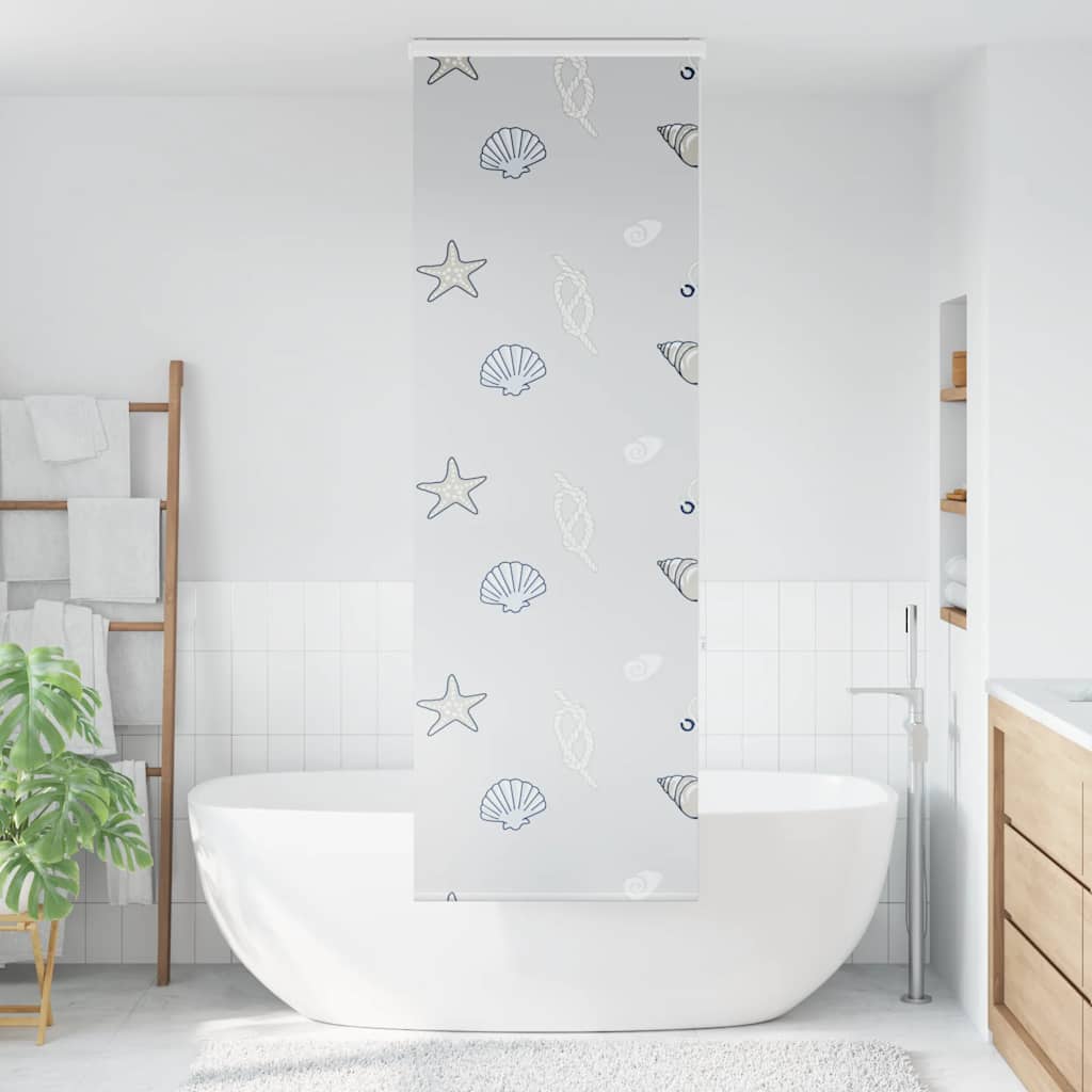 Estor enrollable para ducha Vidaxx con casete 60x240 cm, ancho de tela 56 cm