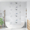 Vidaxl doucherolgordijn met cassette 90x240 cm stofbreedte 86 cm