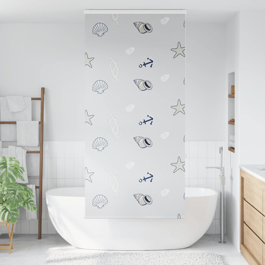 Estor enrollable para ducha Vidaxx con casete 90x240 cm, ancho de tela 86 cm