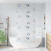 Vidaxl doucherolgordijn met cassette 100x240 cm stofbreedte 96 cm