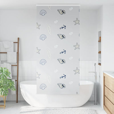 Tenda a rullo per doccia Vidaxx con cassonetto 100x240 cm, larghezza tessuto 96 cm