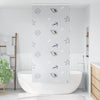 Vidaxl doucherolgordijn met cassette 110x240 cm stofbreedte 106 cm