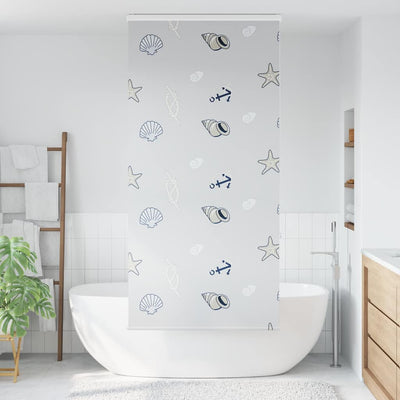 Tenda a rullo per doccia Vidaxx con cassonetto 110x240 cm, larghezza tessuto 106 cm