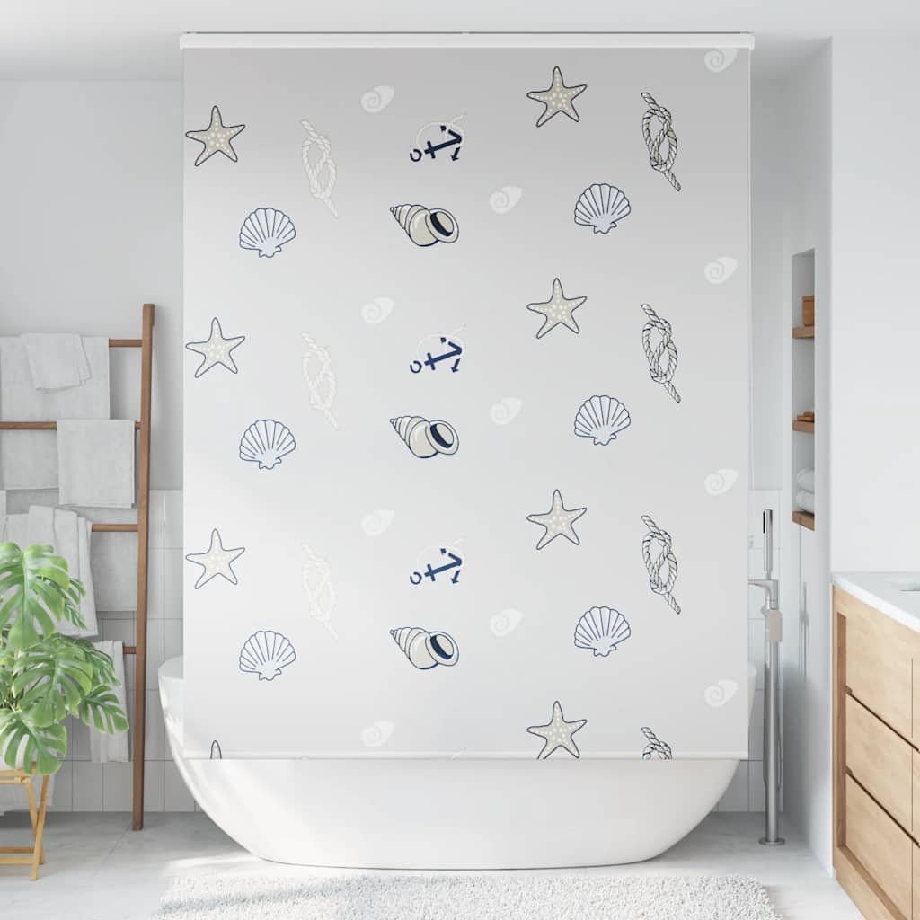 Estor enrollable para ducha Vidaxx con casete 150x240 cm, ancho de tela 146 cm