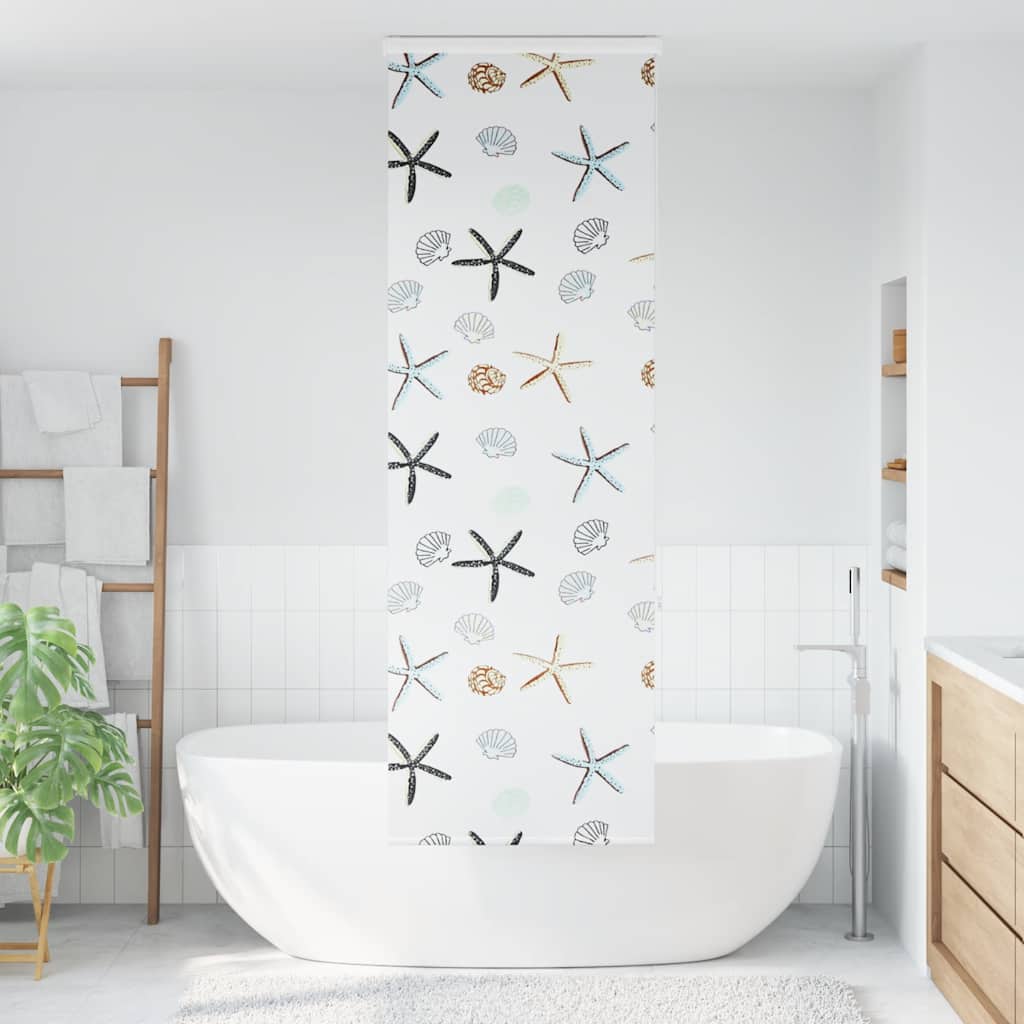 Estor enrollable para ducha Vidaxx con casete 60x240 cm, ancho de tela 56 cm