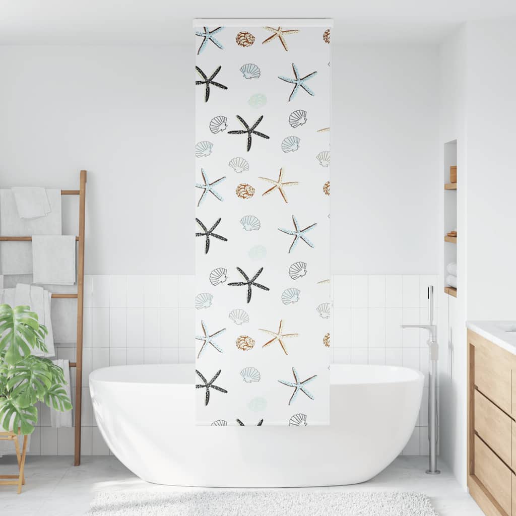Tenda a rullo per doccia Vidaxx con cassonetto 70x240 cm, larghezza tessuto 66 cm
