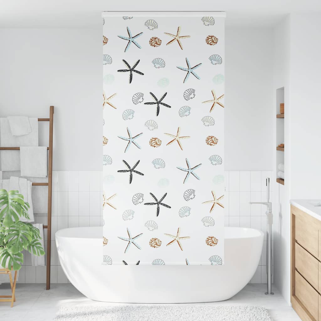 Estor enrollable para ducha Vidaxx con casete 90x240 cm, ancho de tela 86 cm