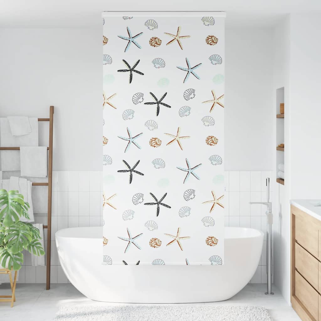 Estor enrollable para ducha Vidaxx con casete 110x240 cm, ancho de tela 106 cm