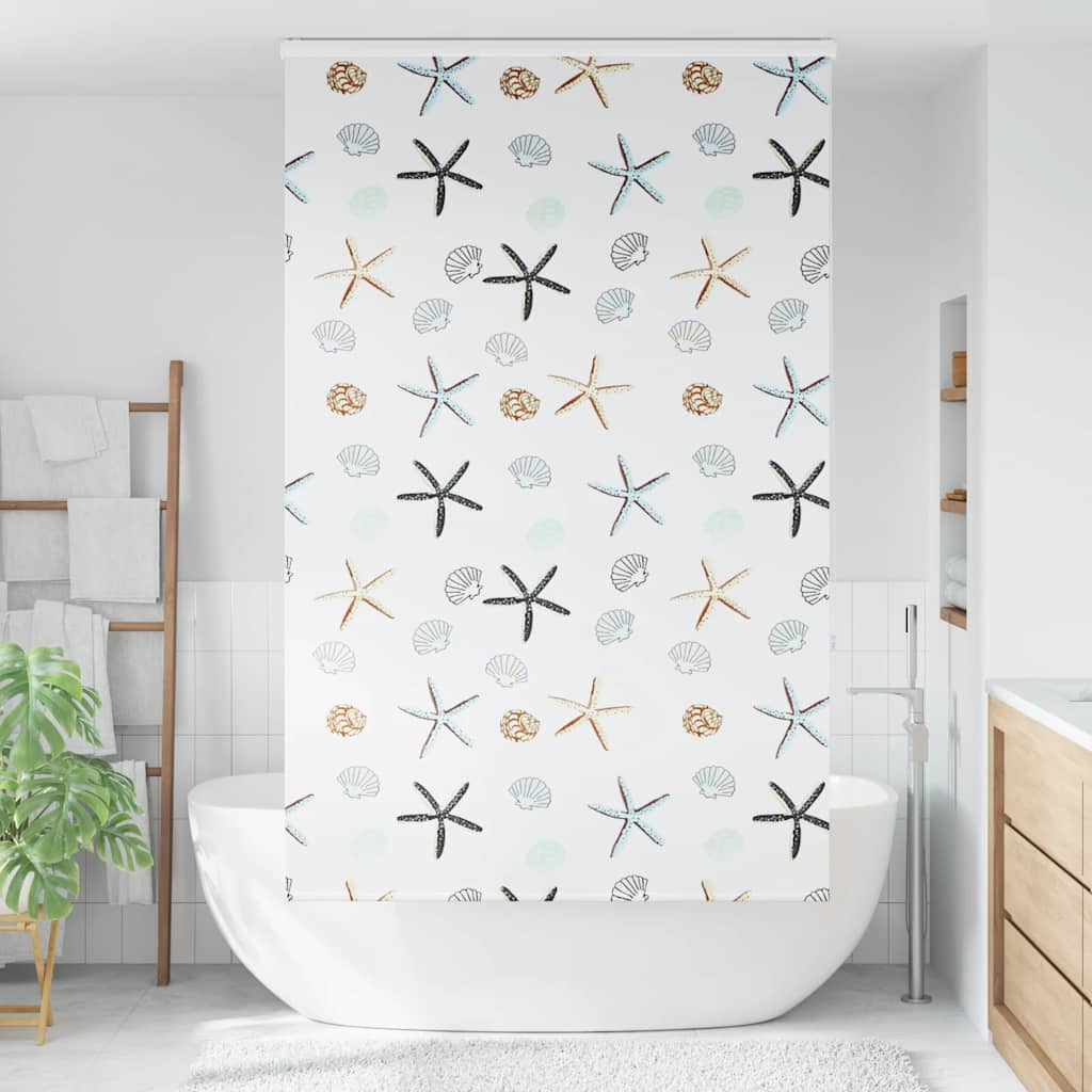 Estor enrollable para ducha Vidaxx con casete 120x240 cm, ancho de tela 116 cm
