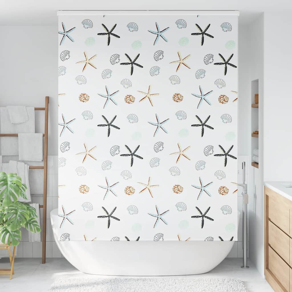 Estor enrollable para ducha Vidaxx con casete 150x240 cm, ancho de tela 146 cm