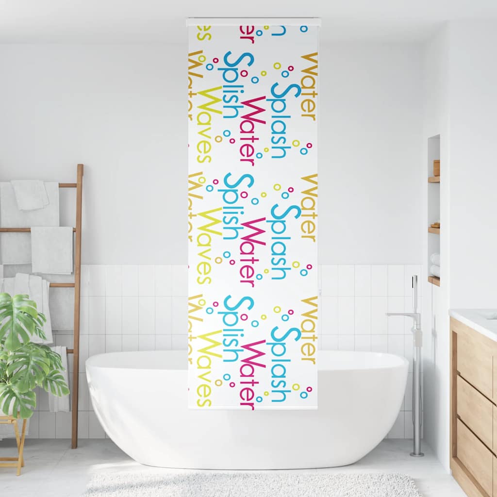 Estor enrollable para ducha Vidaxx con casete 70x240 cm, ancho de tela 66 cm