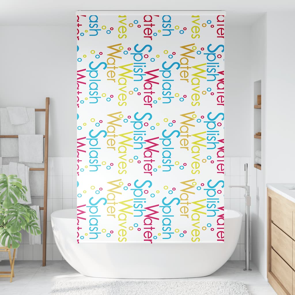 Tenda a rullo per doccia Vidaxx con cassonetto 120x240 cm, larghezza tessuto 116 cm