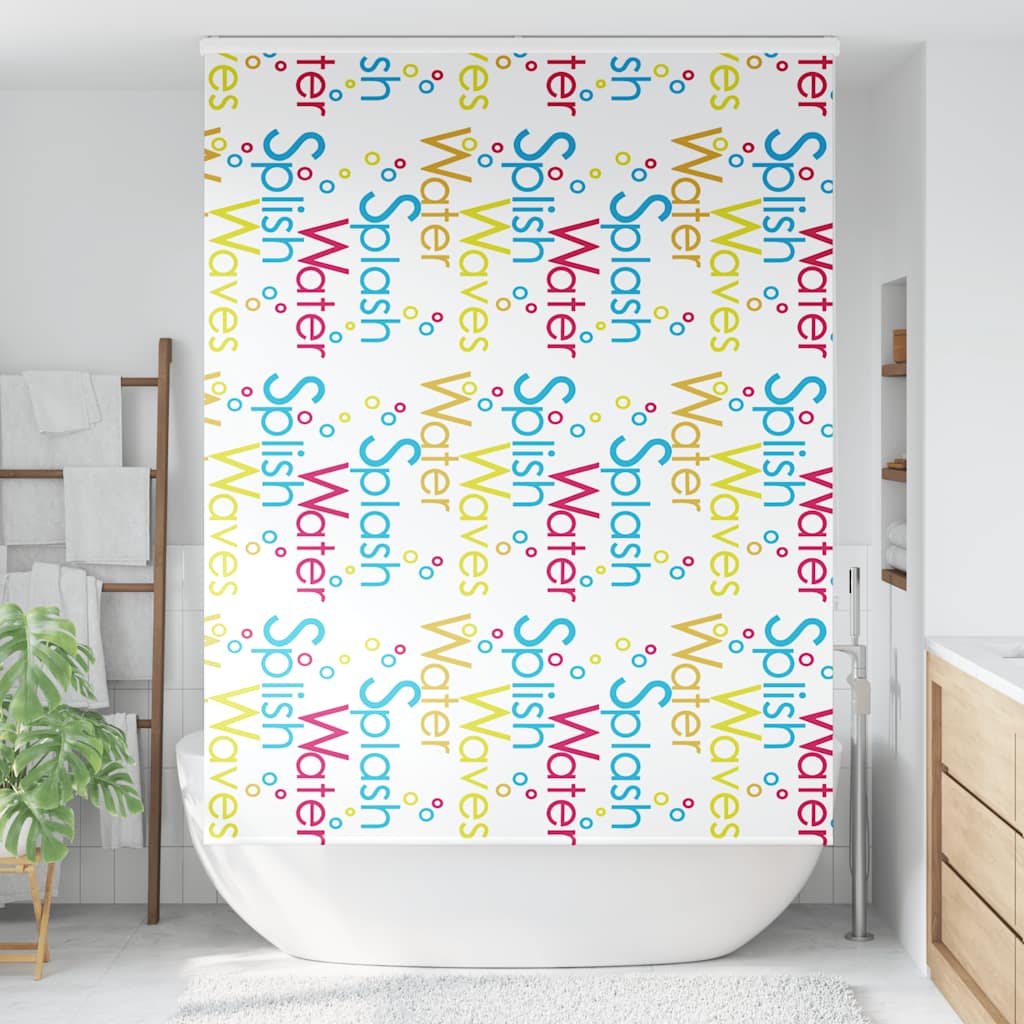 Estor enrollable para ducha Vidaxx con casete 160x240 cm, ancho de tela 156 cm