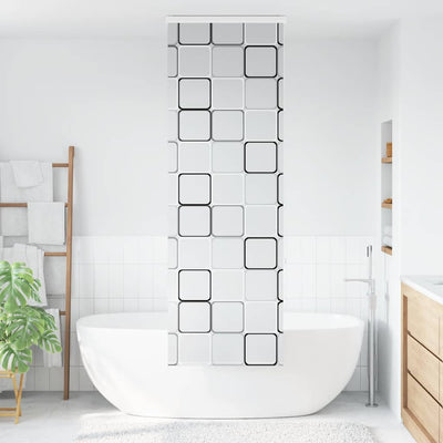 Tenda a rullo per doccia Vidaxx con cassonetto 70x240 cm, larghezza tessuto 66 cm