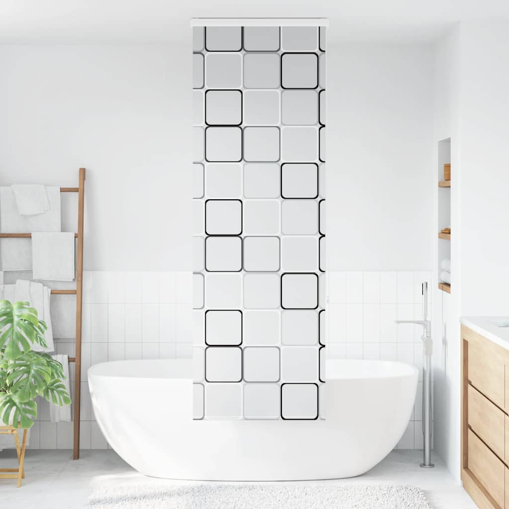 Estor enrollable para ducha Vidaxx con casete 80x240 cm, ancho de tela 76 cm