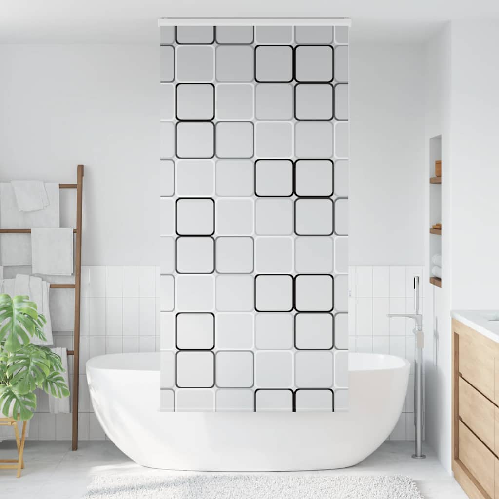 Estor enrollable para ducha Vidaxx con casete 110x240 cm, ancho de tela 106 cm
