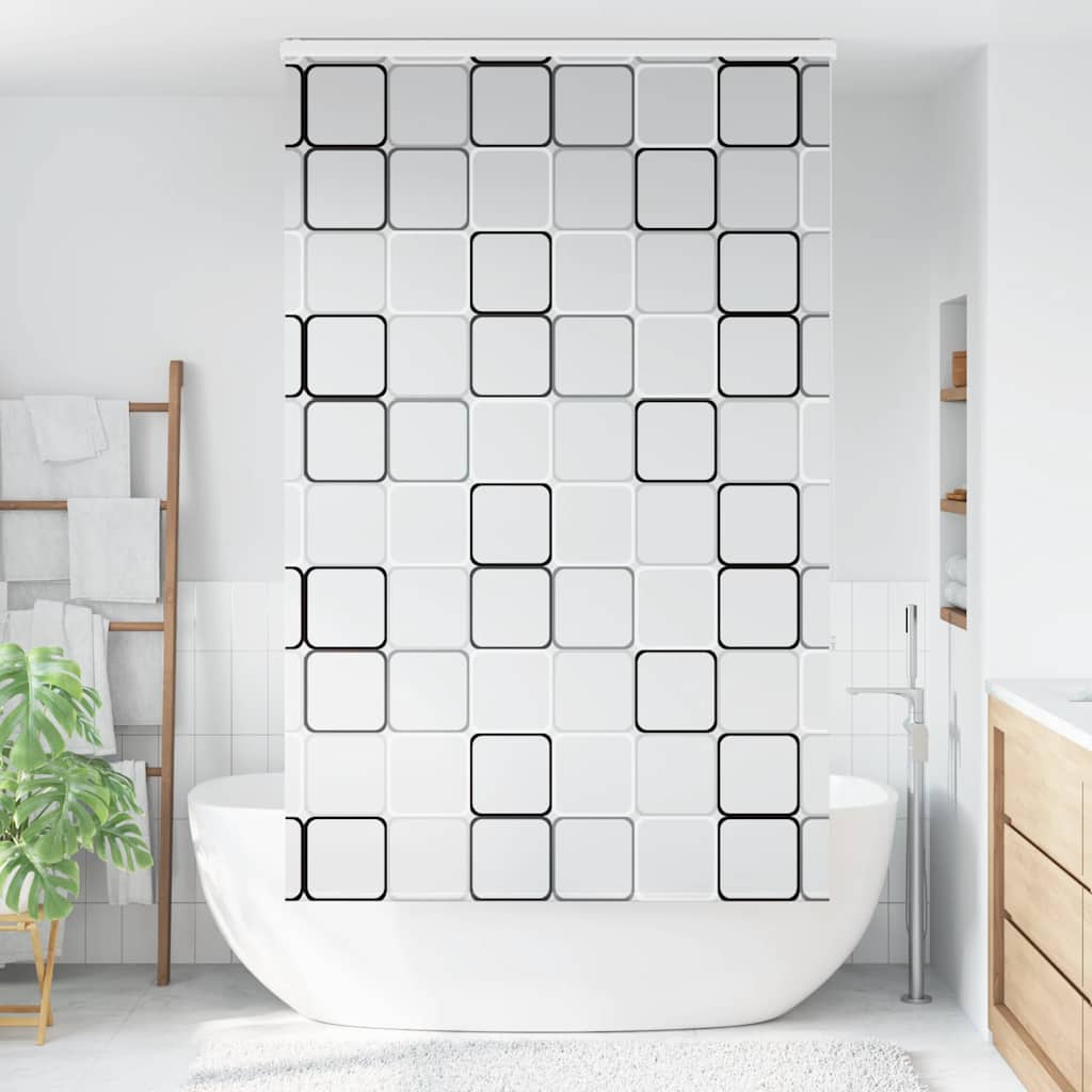 Estor enrollable para ducha Vidaxx con casete 130x240 cm, ancho de tela 126 cm