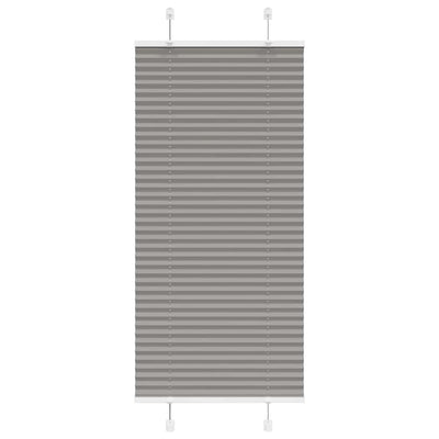 Vidaxl pleated roller blind 60x100 cm dust width 59.4 cm anthracite