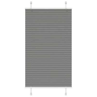 Vidaxl plissé rolgordijn 70x100 cm stofbreedte 69,4 cm antraciet