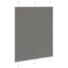 Vidaxl Roller Blind Blind 105x100 cm Larghezza polvere 104,4 cm Antracite