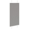 Vidaxl Pleated Roller Blind 65x150 cm Anipo de polvo 64.4 cm antracita