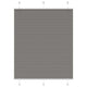 Vidaxx estor enrollable plisado 110x150 cm ancho de tela 109,4 cm antracita