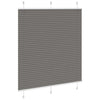 Vidaxl plissé rolgordijn 115x150 cm stofbreedte 114,4 cm antraciet