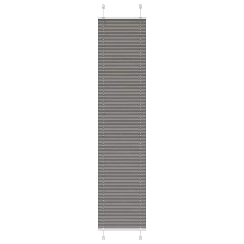 Vidaxl plissé rolgordijn 40x200 cm stofbreedte 39,4 cm antraciet